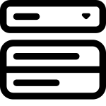 Menu Button Wide SVG Icon